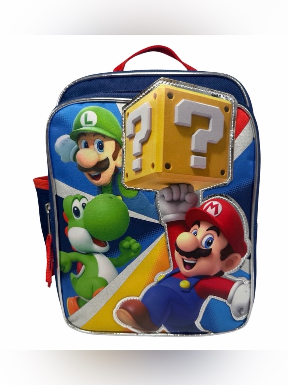 Super Mario 3D Insulated Lunch Box | Mario - Luigi - Yoshi | New Without Tags